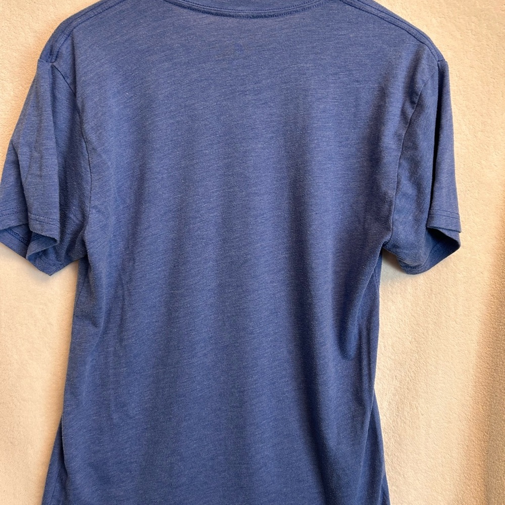 American Apparel Blue Velocireader Reptile Tee - Picture 2 of 3